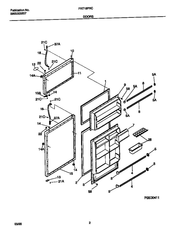 Diagram for FRT18PRCW5