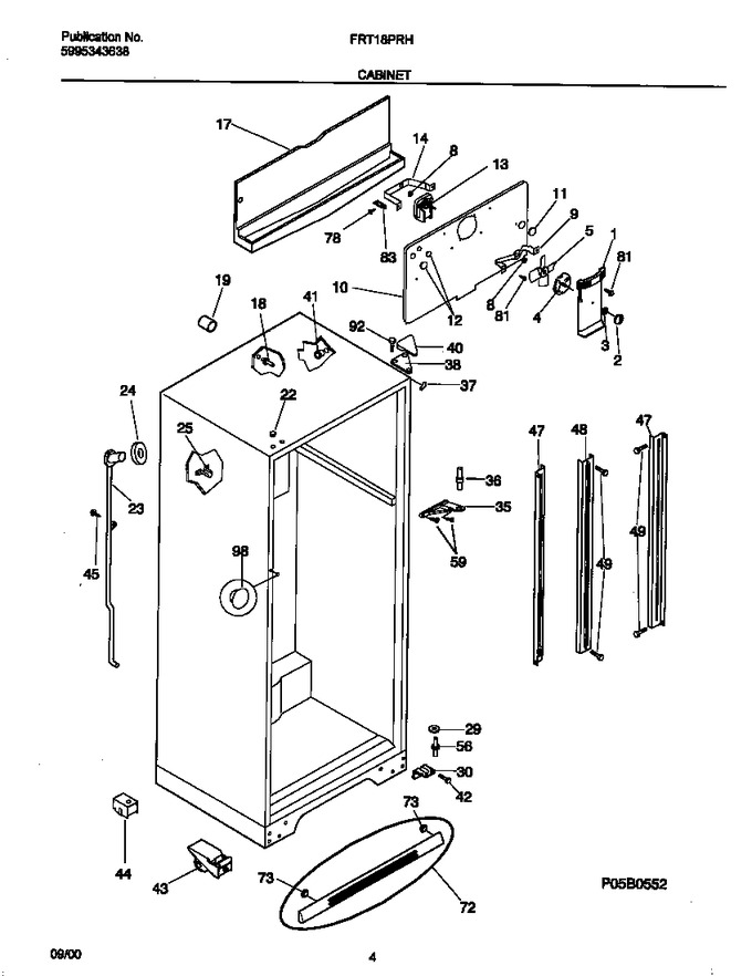 Diagram for FRT18PRHD1