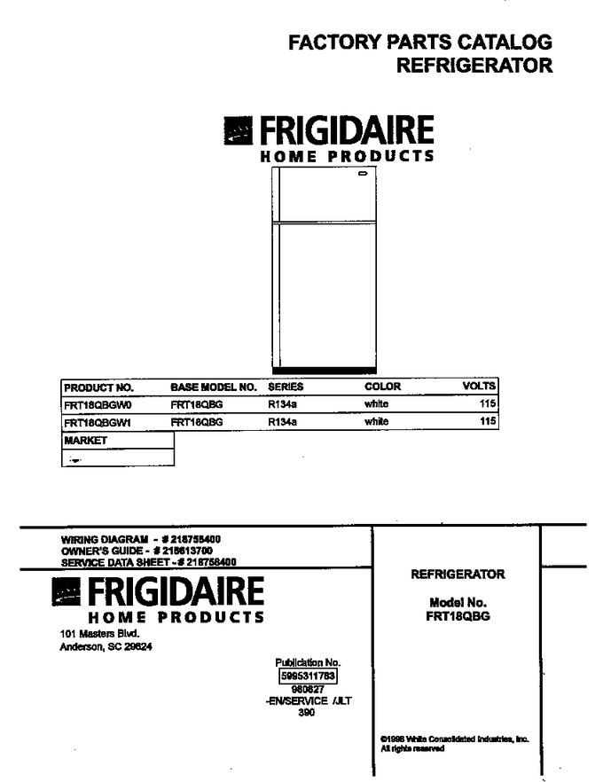 Diagram for FRT18QBGW0