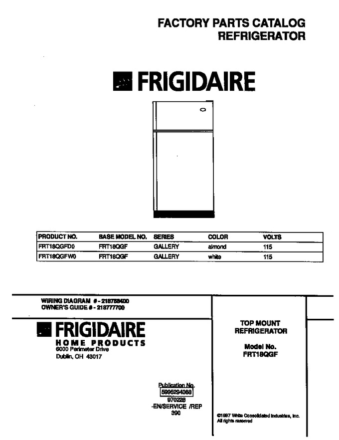 Diagram for FRT18QGFD0