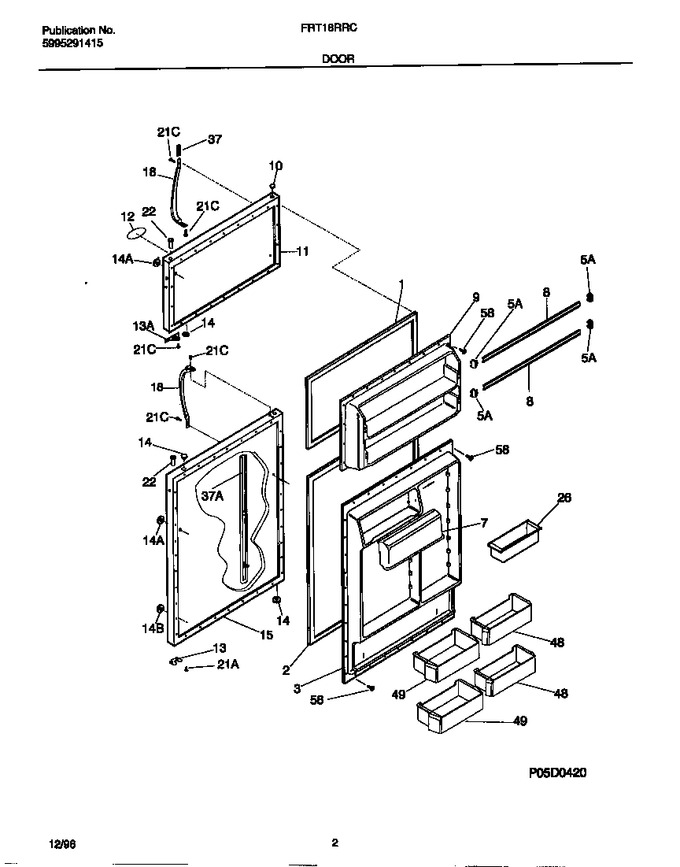 Diagram for FRT18RRCW3
