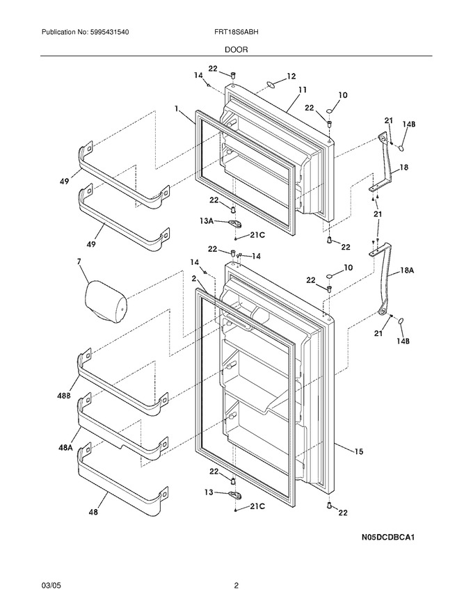 Diagram for FRT18S6ABH