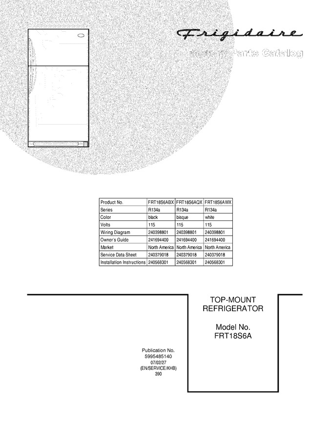 Diagram for FRT18S6ABX