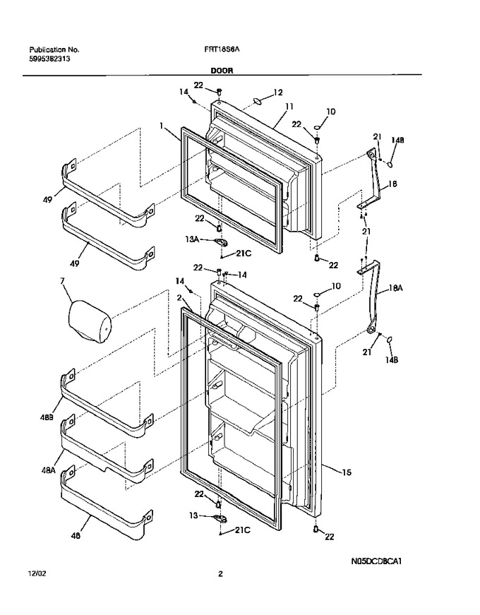 Diagram for FRT18S6AW6
