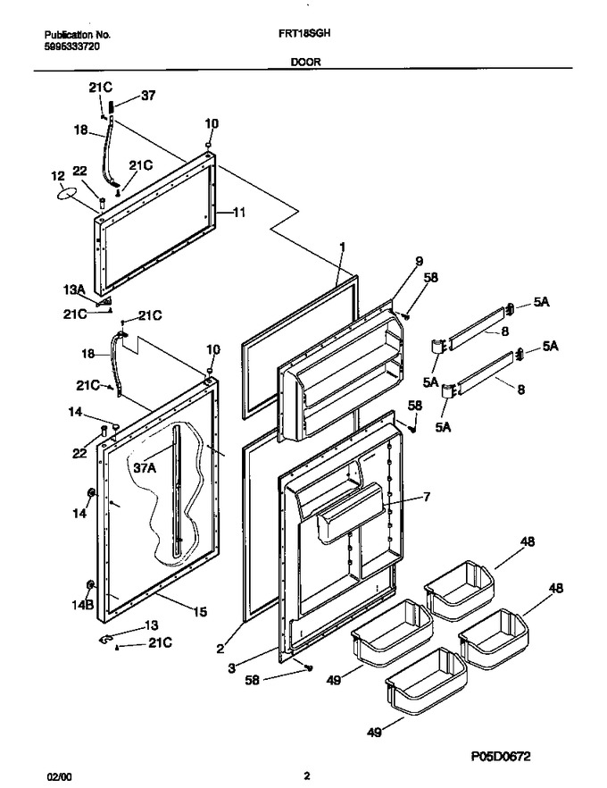Diagram for FRT18SGHW0