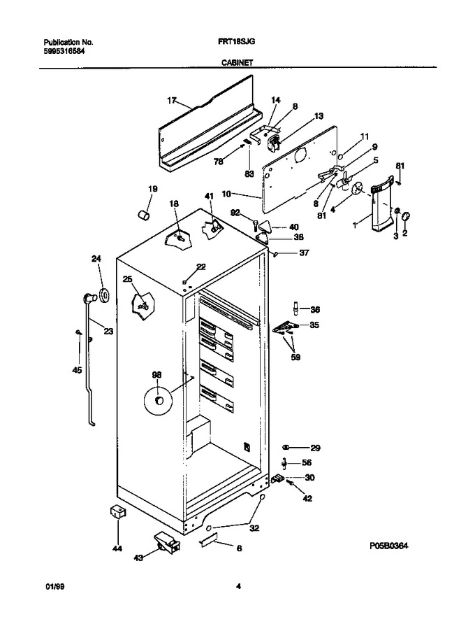 Diagram for FRT18SJGW2
