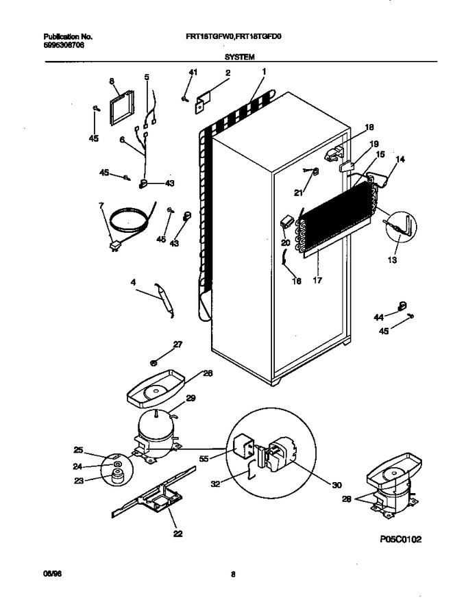 Diagram for FRT18TGFW0