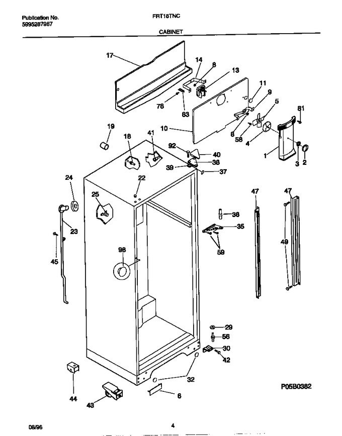 Diagram for FRT18TNCW3