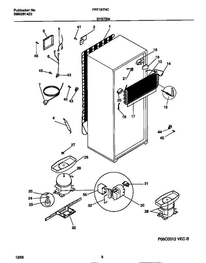 Diagram for FRT18TNCW4