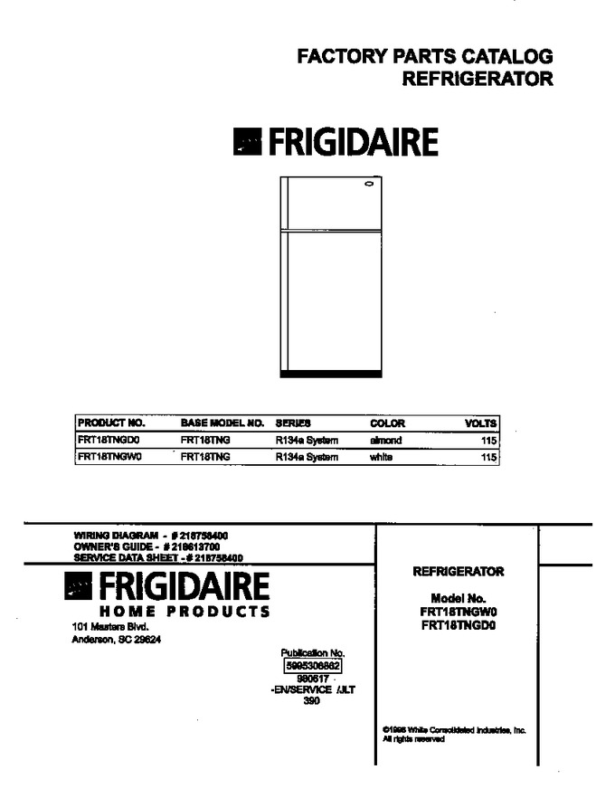 Diagram for FRT18TNGD0