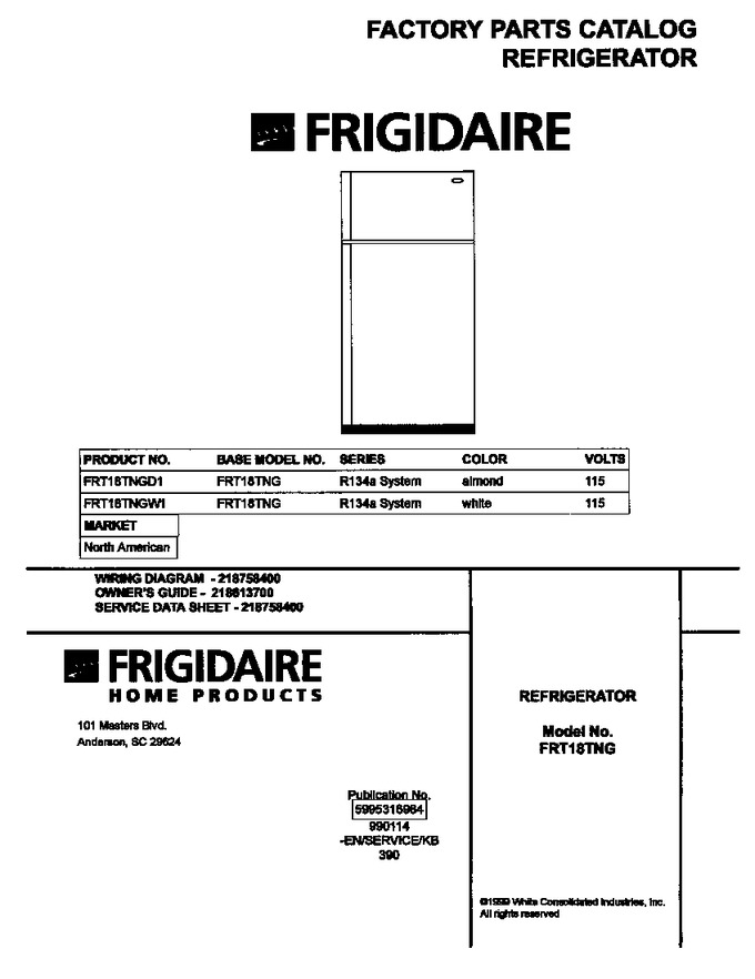 Diagram for FRT18TNGW1