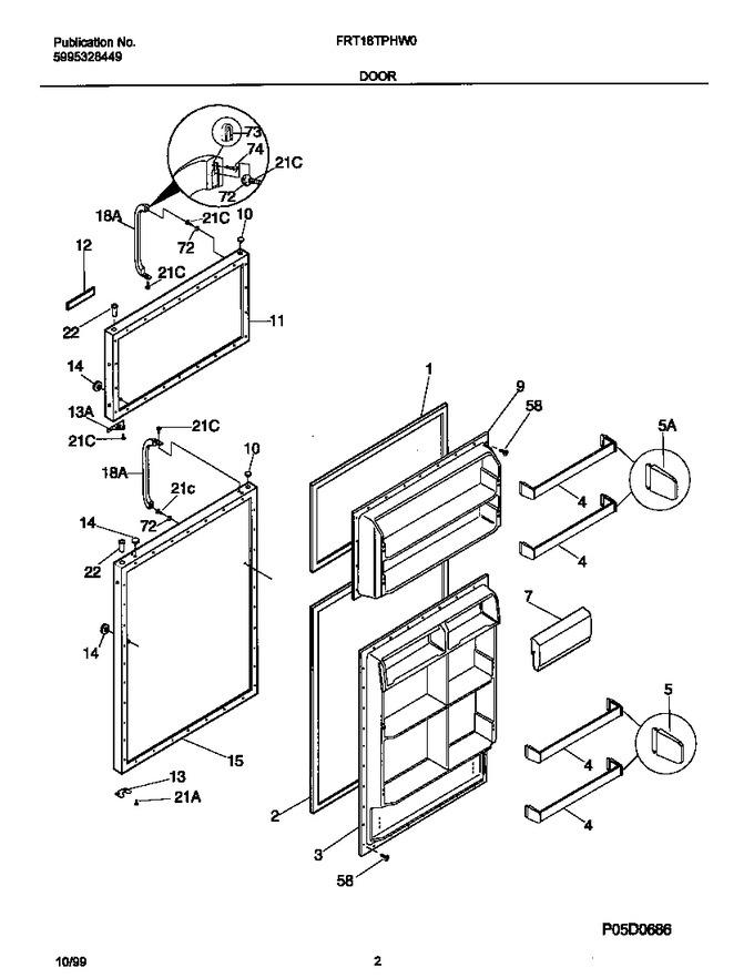 Diagram for FRT18TPHW0