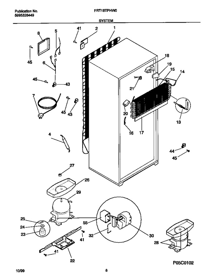 Diagram for FRT18TPHW0