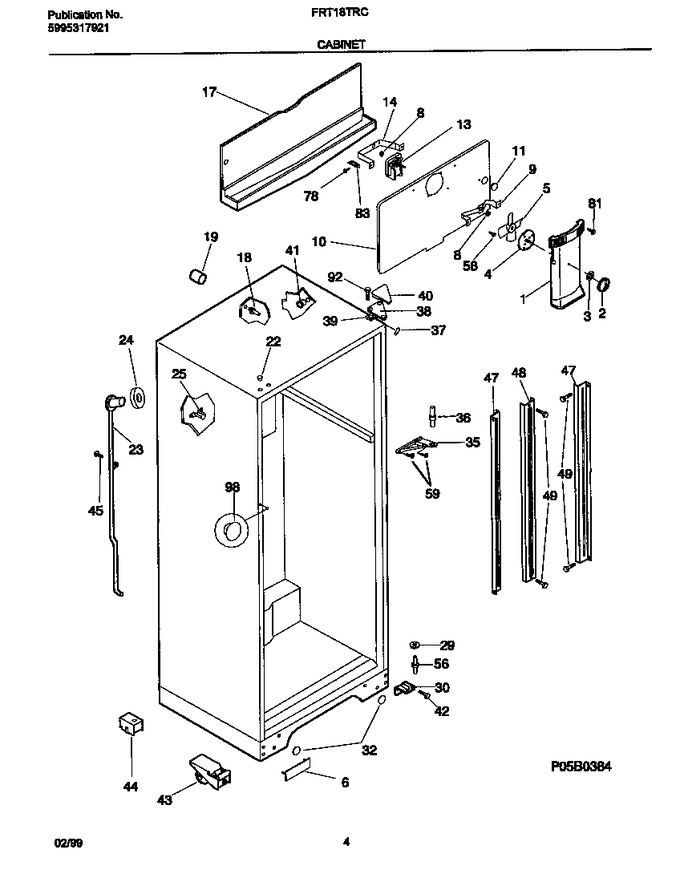Diagram for FRT18TRCW7