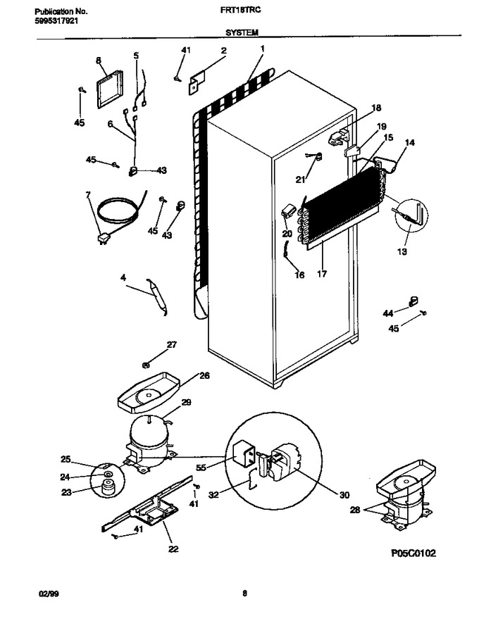 Diagram for FRT18TRCW7