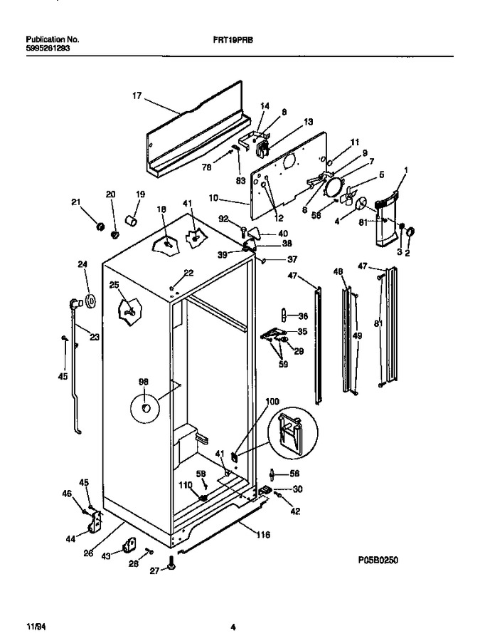 Diagram for FRT19PRBW2