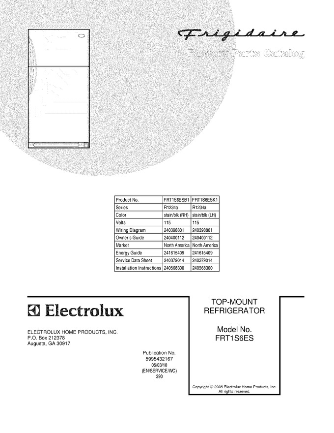 Diagram for FRT1S6ESB1