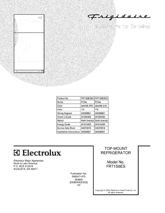 Diagram for FRT1S6ESB2