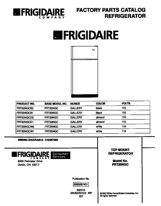Diagram for FRT20NGCB1