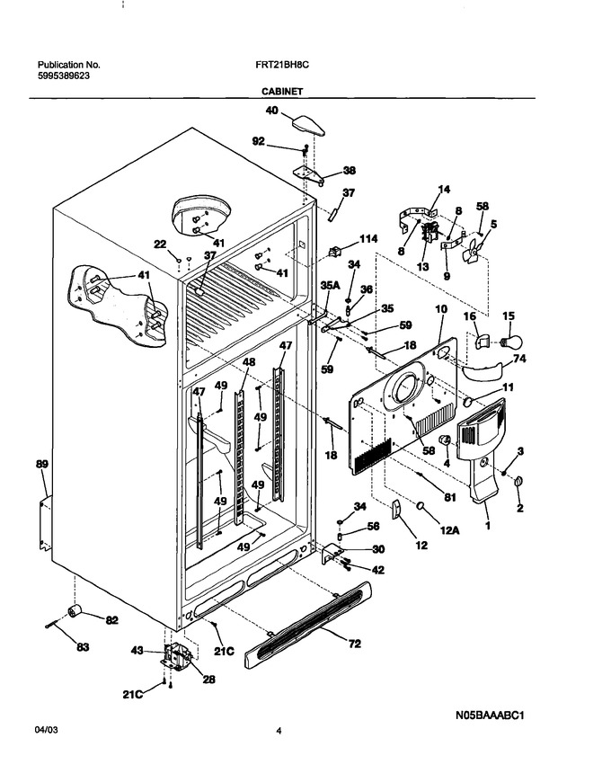 Diagram for FRT21BH8CQ0