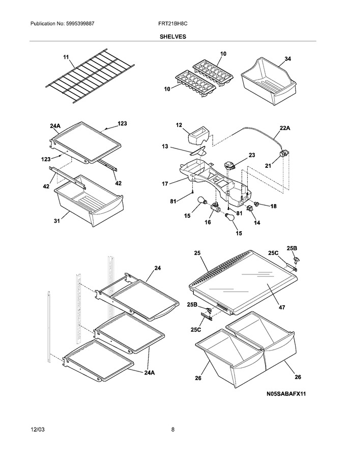 Diagram for FRT21BH8CK1