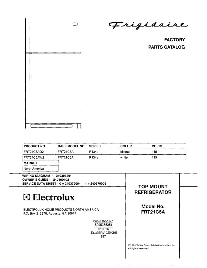 Diagram for FRT21C5AW2