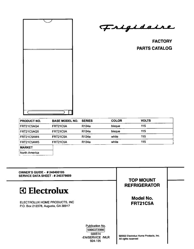 Diagram for FRT21C5AW5