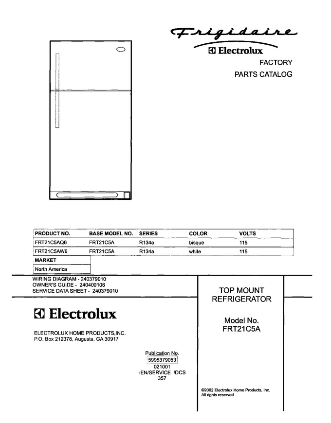 Diagram for FRT21C5AW6