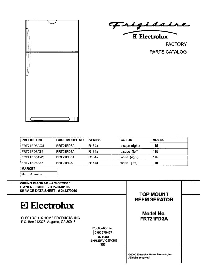 Diagram for FRT21FD3AW5