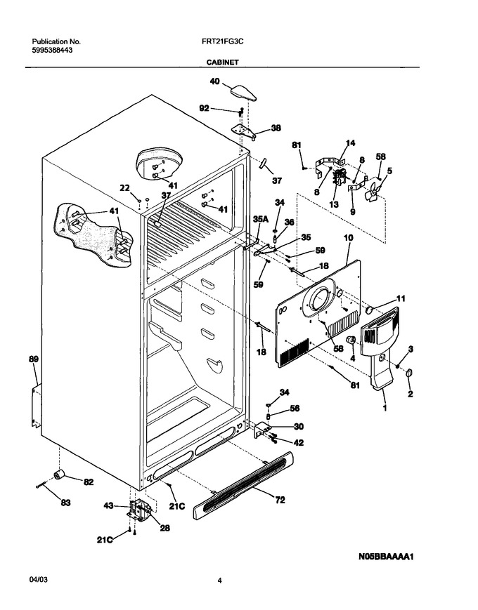 Diagram for FRT21FG3CW0