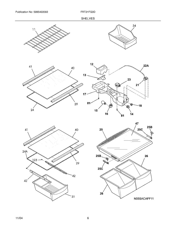 Diagram for FRT21FG3DW5