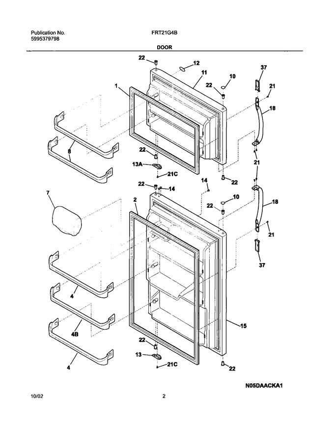 Diagram for FRT21G4BW4