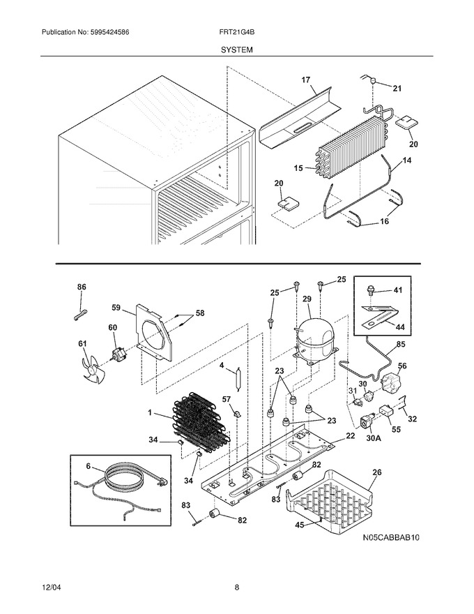 Diagram for FRT21G4BW8