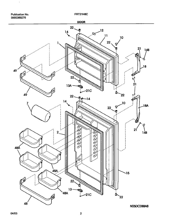 Diagram for FRT21H8CT0
