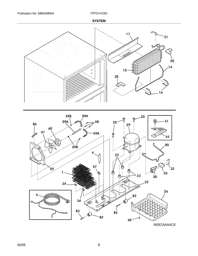 Diagram for FRT21HC5DW5