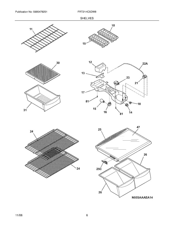 Diagram for FRT21HC5DW8