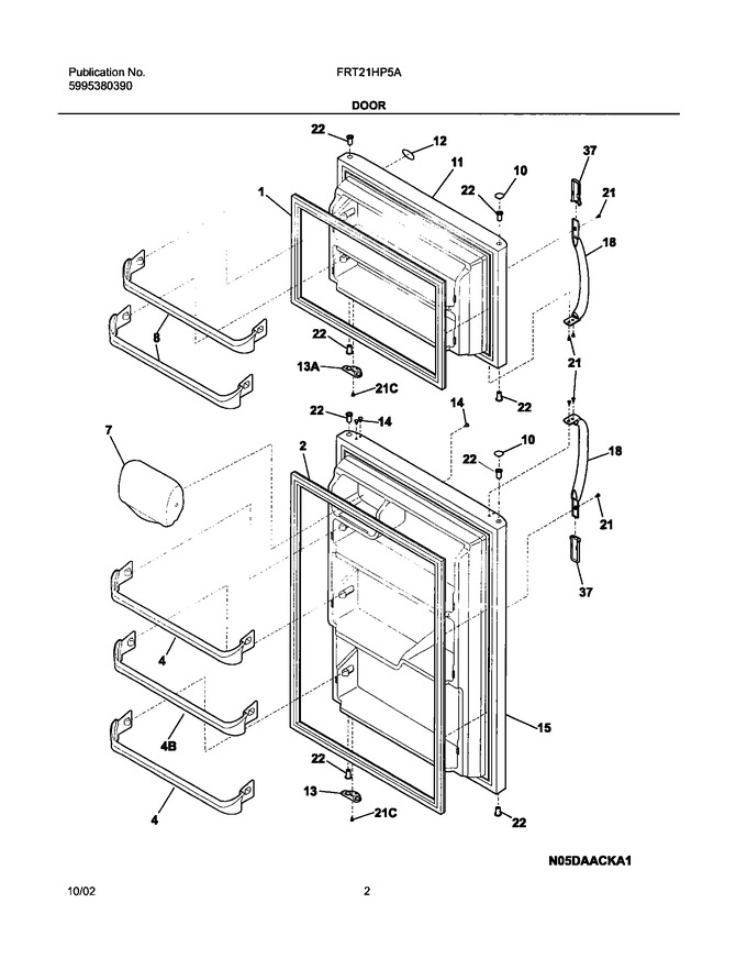 Diagram for FRT21HP5AQ4