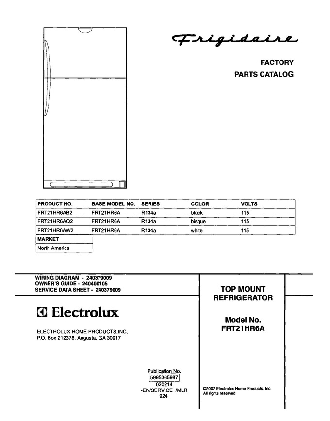 Diagram for FRT21HR6AB2