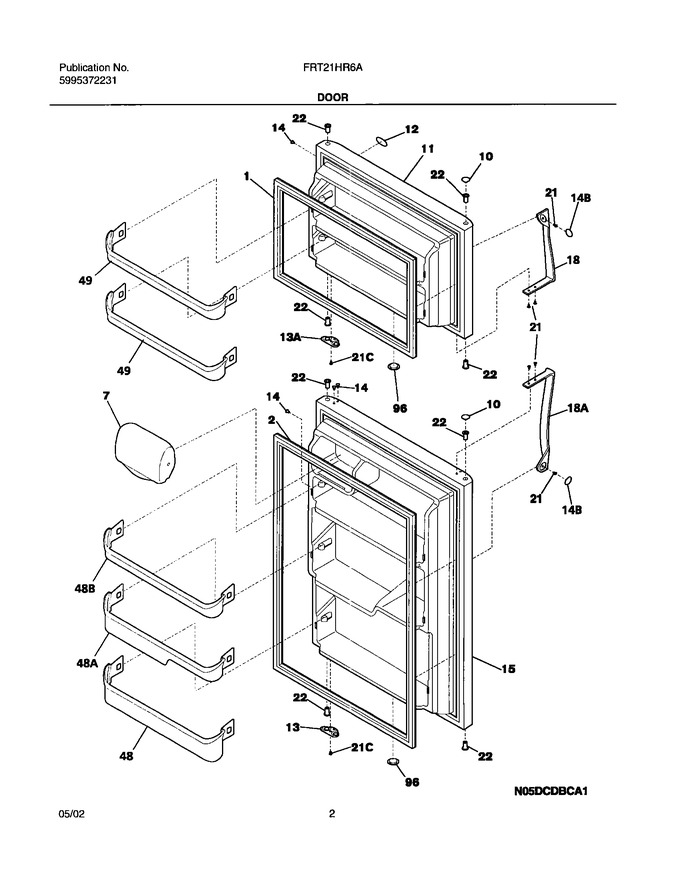 Diagram for FRT21HR6AW3