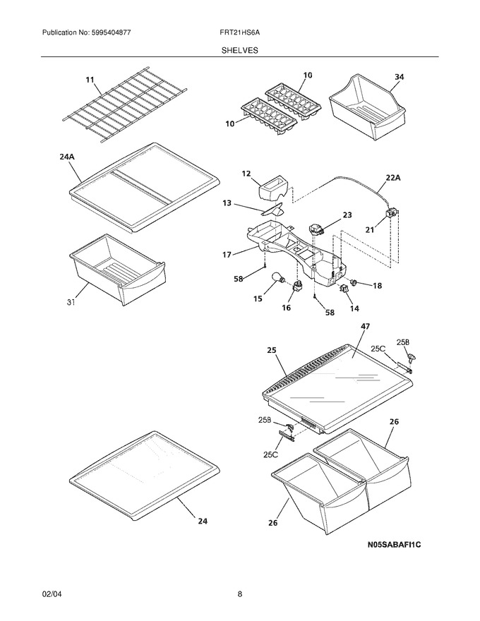 Diagram for FRT21HS6AW6