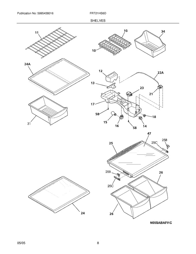 Diagram for FRT21HS6DB7
