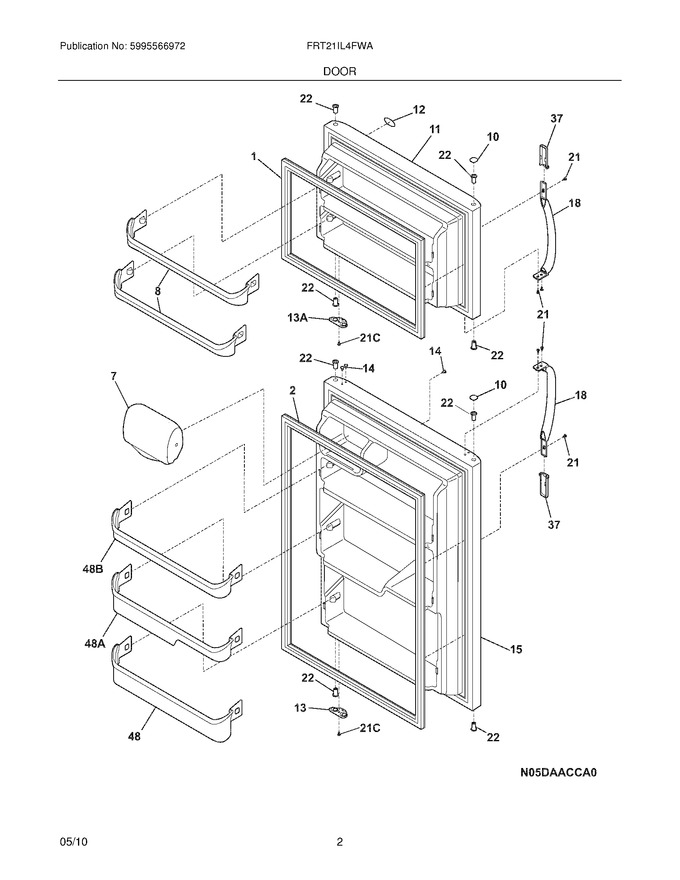Diagram for FRT21IL4FWA