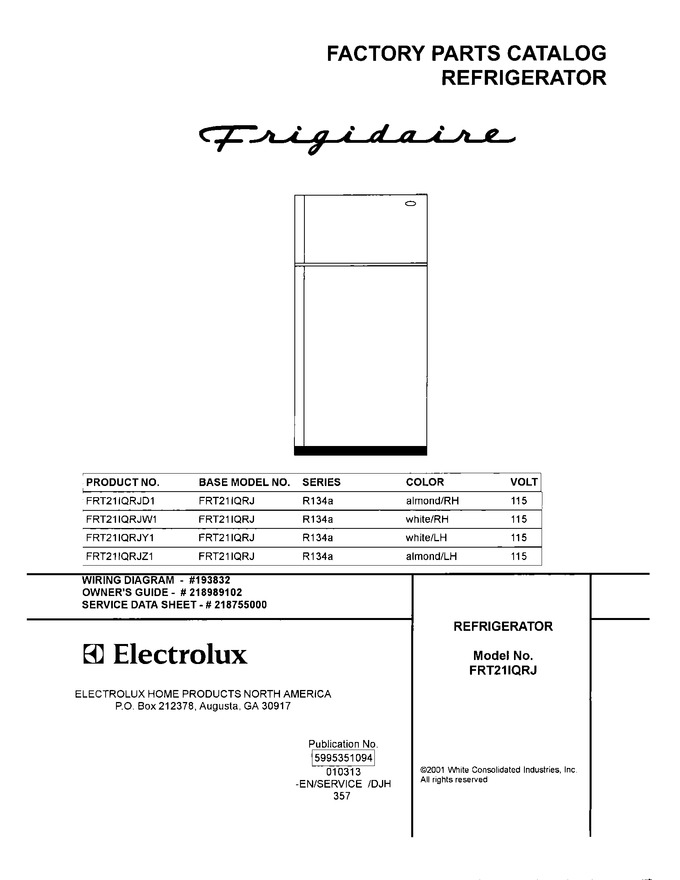 Diagram for FRT21IQRJW1