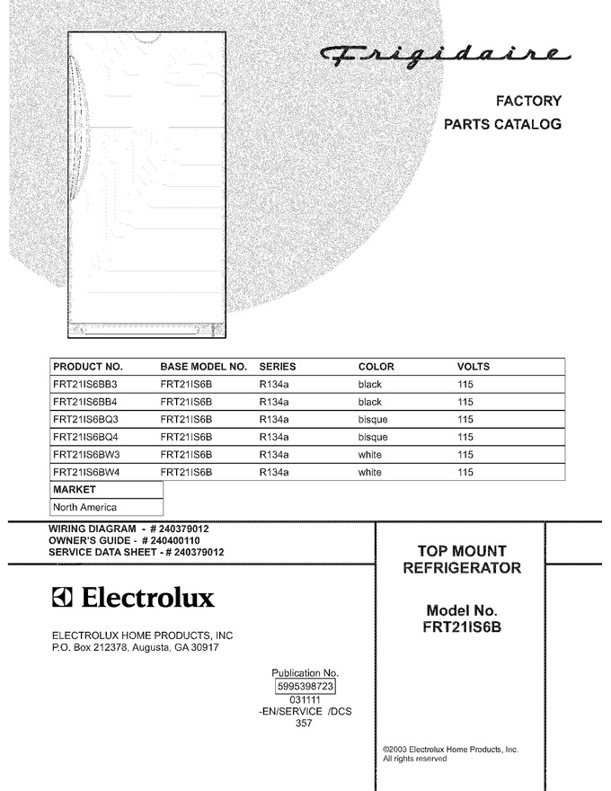 Diagram for FRT21IS6BW4