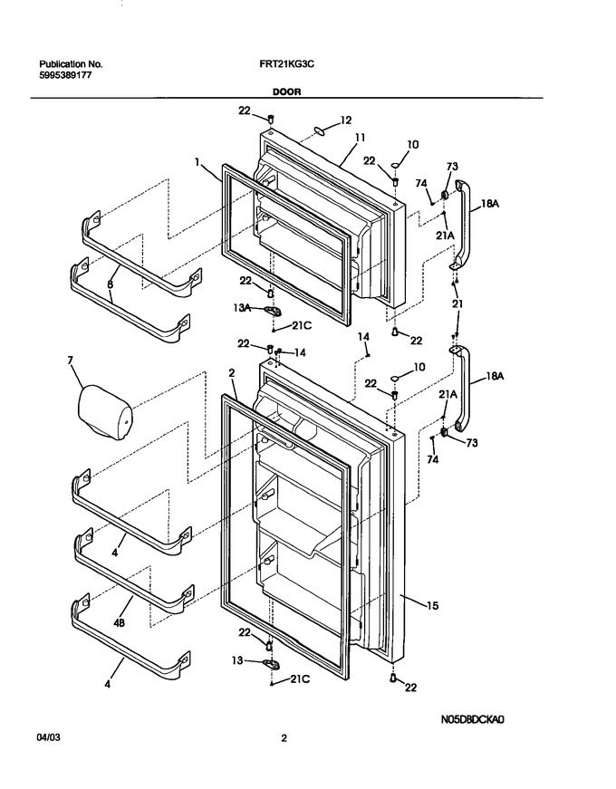 Diagram for FRT21KG3CW0
