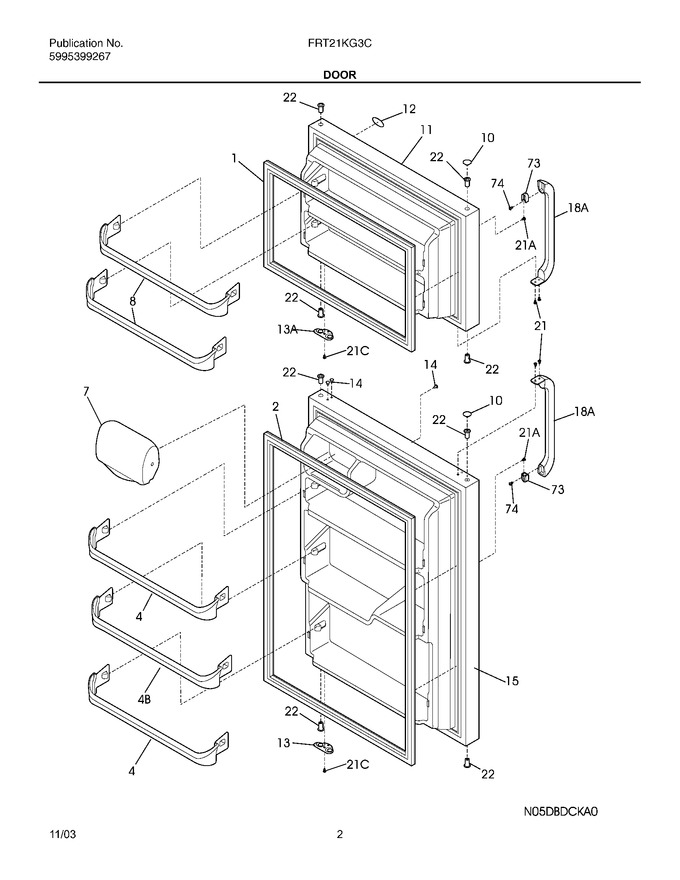 Diagram for FRT21KG3CW2