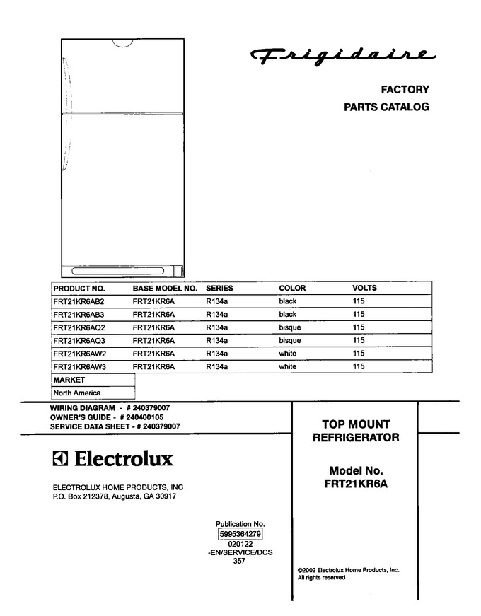 Diagram for FRT21KR6AW3