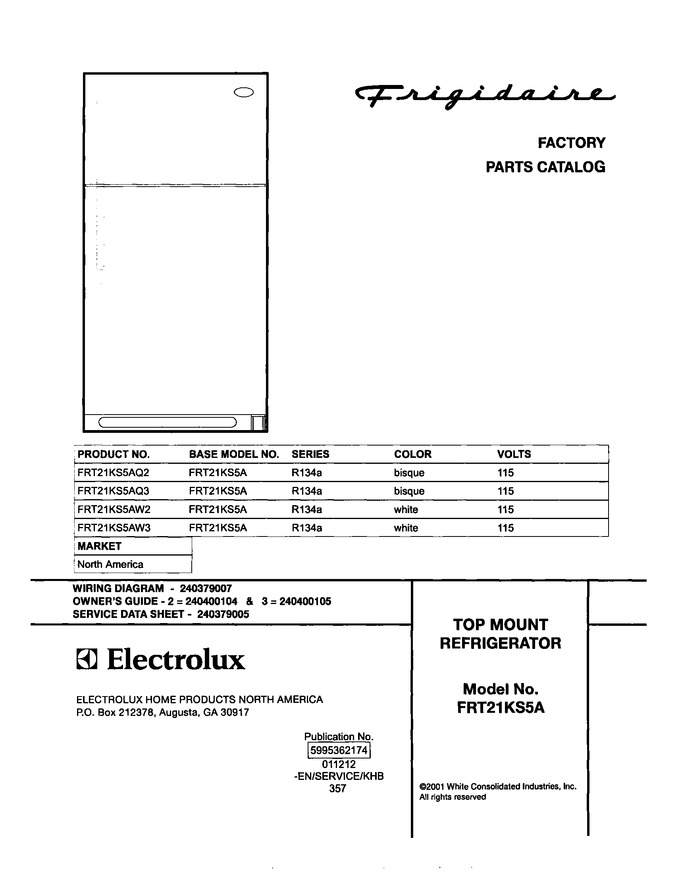 Diagram for FRT21KS5AW2