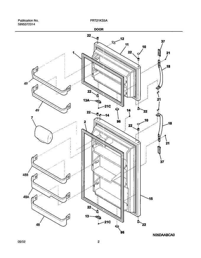 Diagram for FRT21KS5AW5