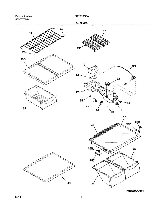 Diagram for FRT21KS5AW5